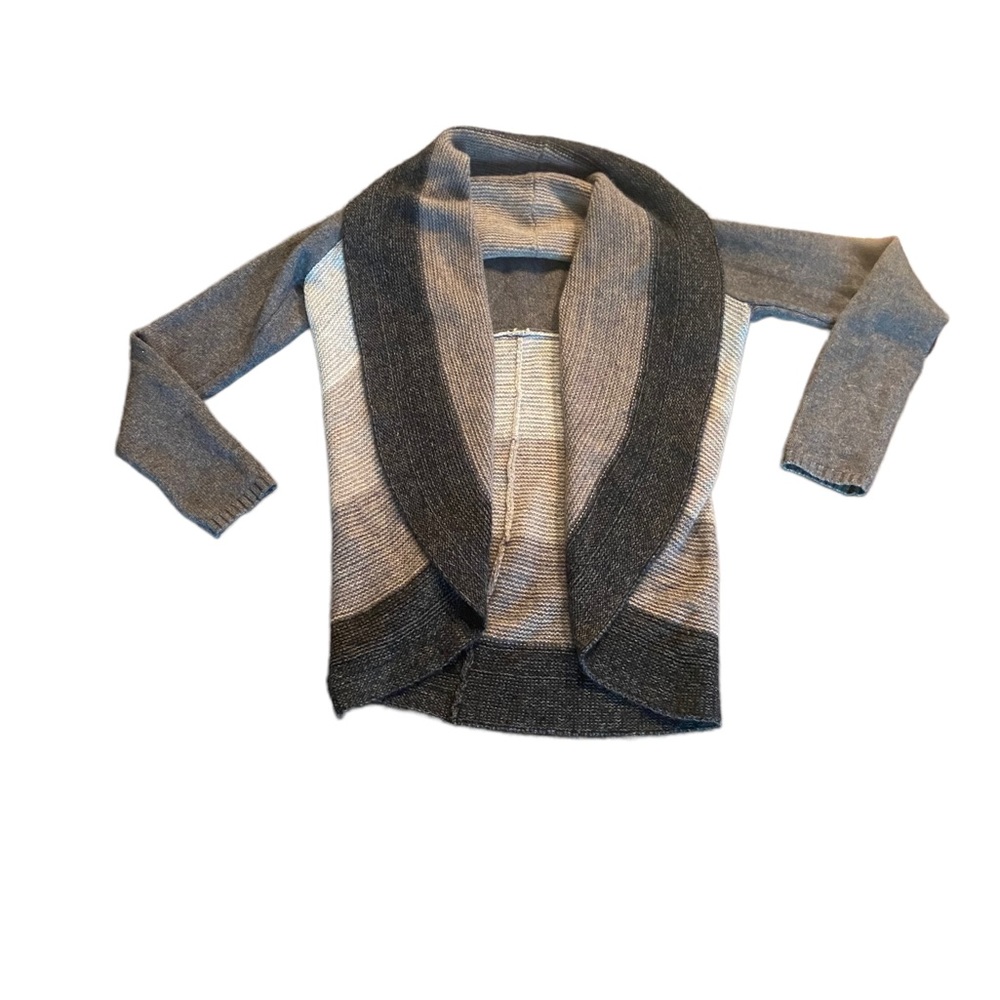 Flash sale Peck & Peck cashmere wool blend colour block neutral . M